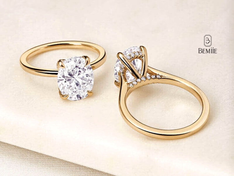 Giá Nhẫn Kim Cương Nhân Tạo Moissanite Trên Thị Trường Hiện Nay